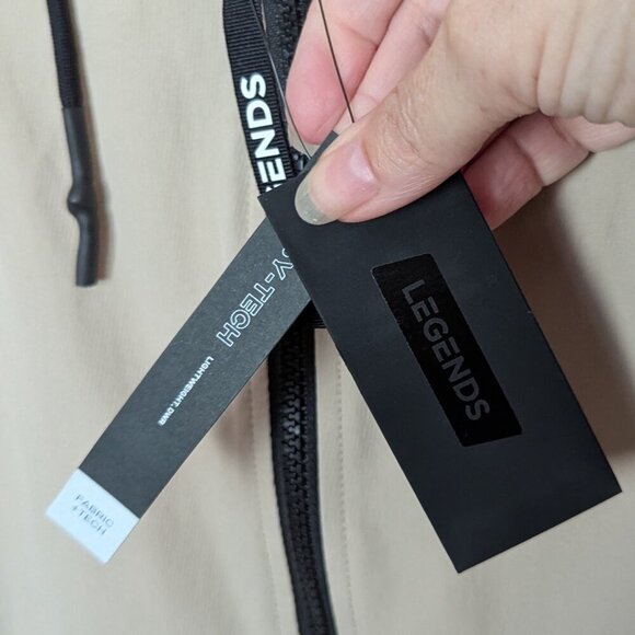 Legends Men's Crosswind Packable Jacket Size Small Beige NEW - Picture 9 of 16